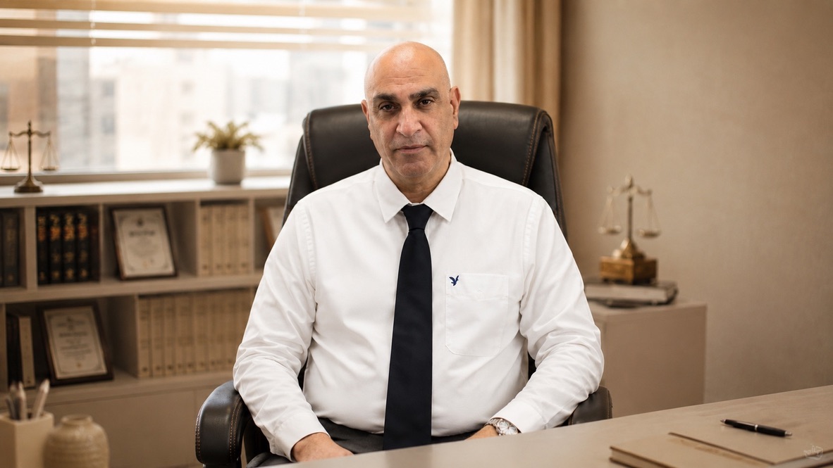 עורך דין רובי שעשוע במשרדו